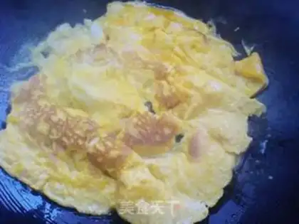 Make Pepper fried eggs step 5