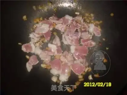 Make Celery fried meat step 3