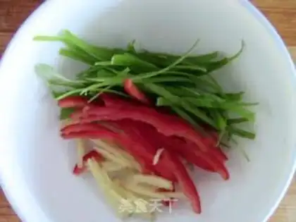 Make ♪ ♪ The white radish ♪ step 3