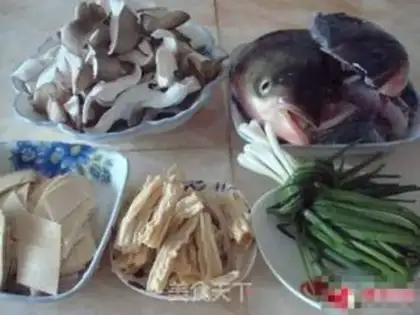 Make Clear the fish head step 1