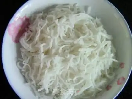 Make ♪ ♪ The white radish ♪ step 4