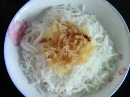 Make ♪ ♪ The white radish ♪ step 5