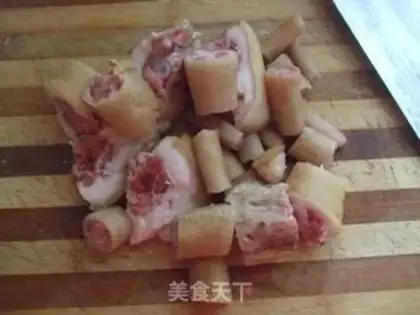 Make Pigtail radish step 1