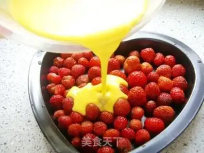 Make Strawberry pudding step 2