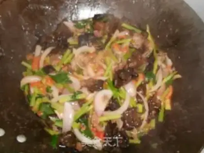 Make Fried ram step 5