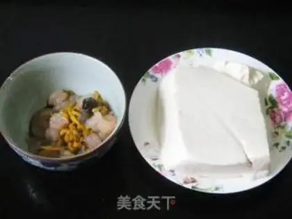 Make Lobster tofu step 1