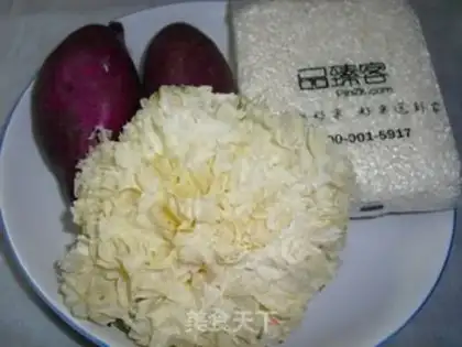 Make Silver-eared potato porridge step 0