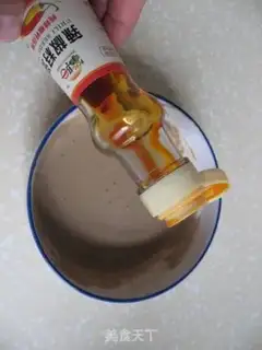 Make Sesame sauce, lettuce step 3