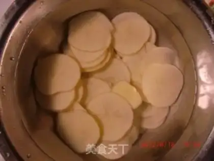 Make Baked potato chips step 1