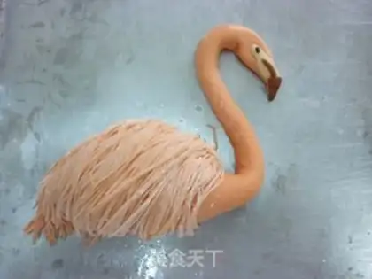 Make Flamingos step 6