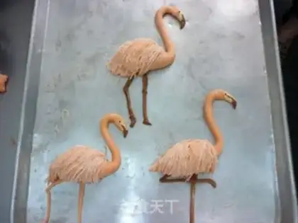 Make Flamingos step 8