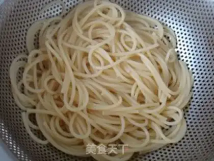 Make Sour bean corn and pasta step 3