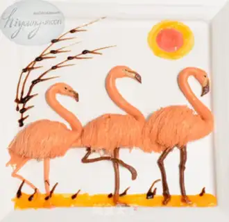 Make Flamingos step 10