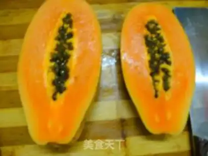 Make Milk papaya medicine step 1