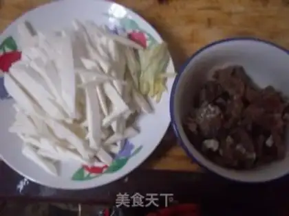 Make White fried meat step 0