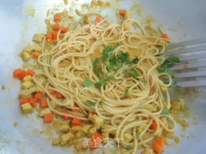 Make Curry pasta step 9