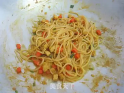 Make Curry pasta step 10