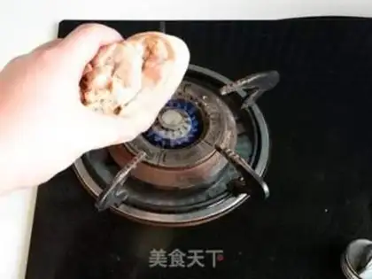 Make Red burning pig hoof elbows step 1
