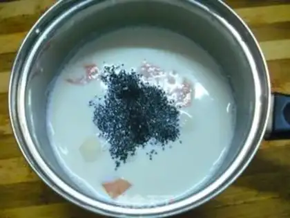 Make Milk papaya medicine step 10
