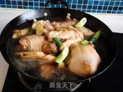 Make Red burning pig hoof elbows step 4