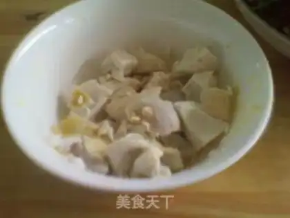 Make Quackey fried duck protein step 1