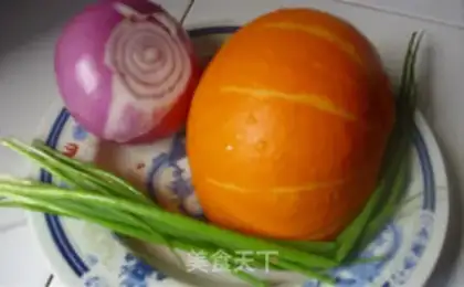 Make Pumpkin onions step 0