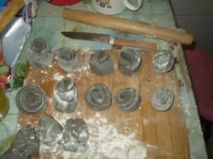 Make Black sesame rolls step 8