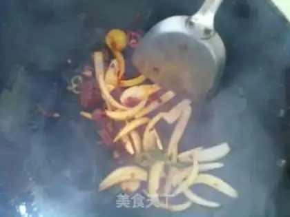 Make Hot squid step 3