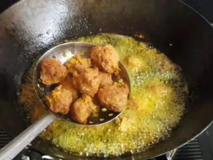 Make Egg meatballs step 6