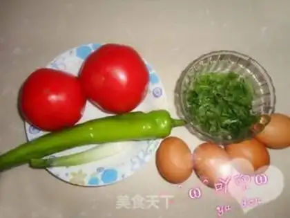 Make Tomato egg noodles step 0