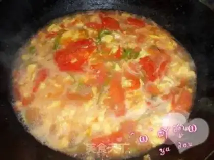 Make Tomato egg noodles step 7