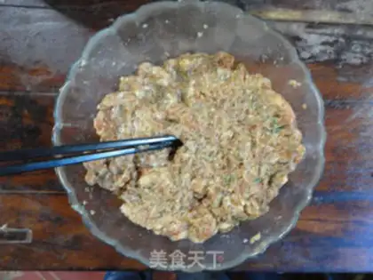 Make Soybeans pork pancake step 3
