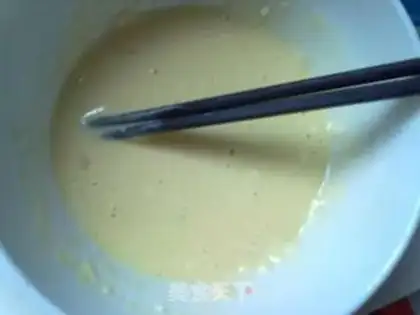 Make Egg hamcake step 3