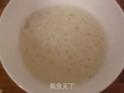 Make Egg sesame cake step 1