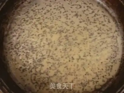 Make Egg sesame cake step 5