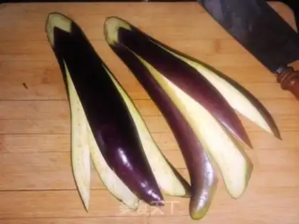 Make A fish eggplant step 0