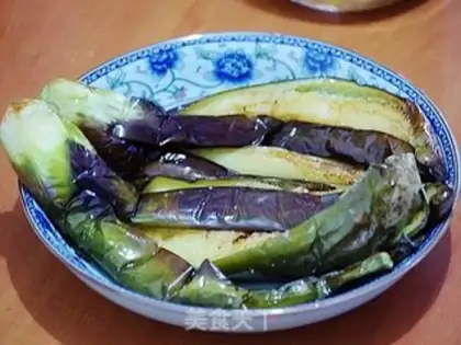 Make A fish eggplant step 1