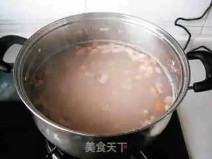 Make Peanut porridge step 2