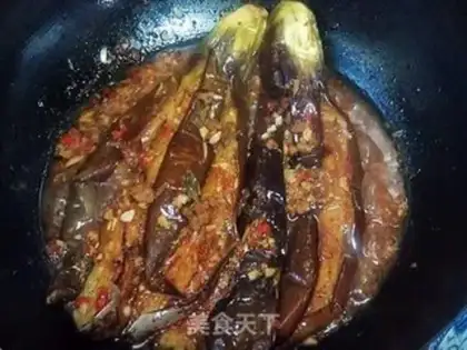 Make A fish eggplant step 4