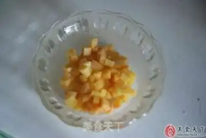 Make Peach omelet step 1