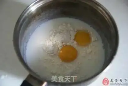 Make Peach omelet step 3