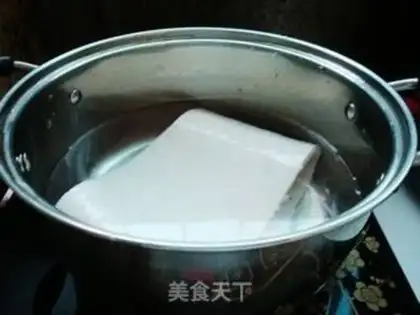 Make Lemon pig skin step 1