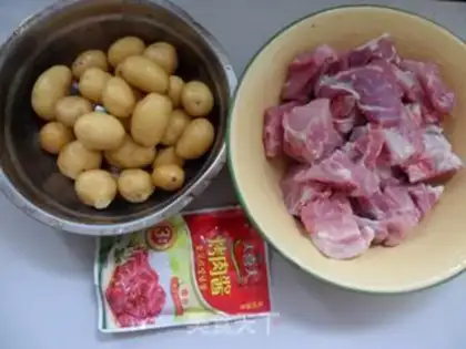 Make Potato burn ribs step 4