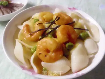 Make Curry shrimp pasta step 11