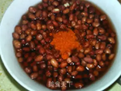 Make New Orleans roasted peanuts step 2