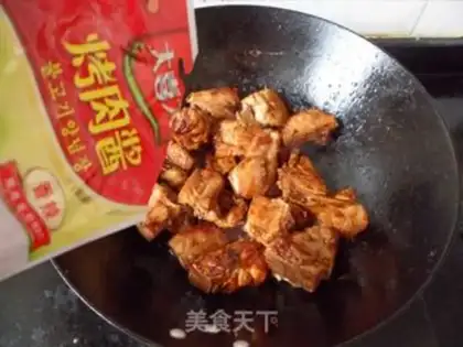 Make Potato burn ribs step 9