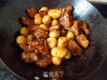 Make Potato burn ribs step 10