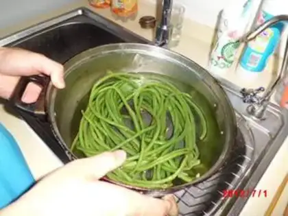 Make Cream oil and beans step 2