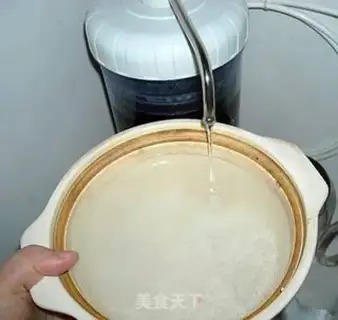 Make Egg shrimp congee step 5