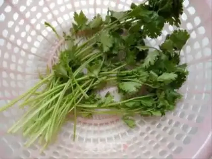 Make Shrimp oxen and congee step 4